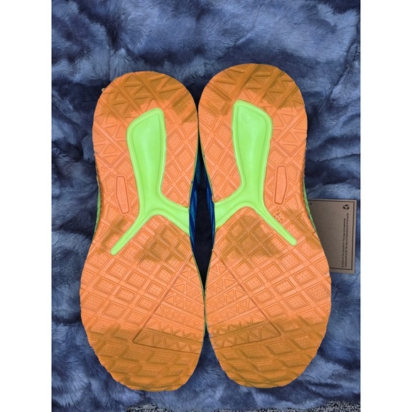 NWB HI-TEC Destructor Logo Mid Blue Aqua‎ Yellow Hiking Trail Shoes size 10.5 main image 4